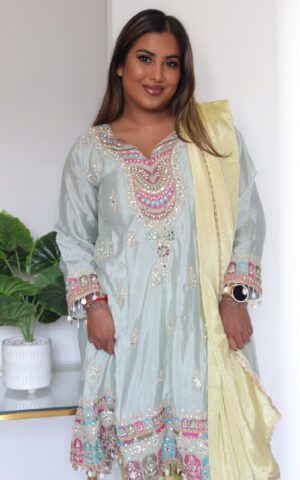 Mint Meadow Salwar Suit Set