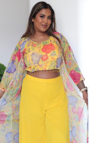 Marigold Aura Palazzo Set