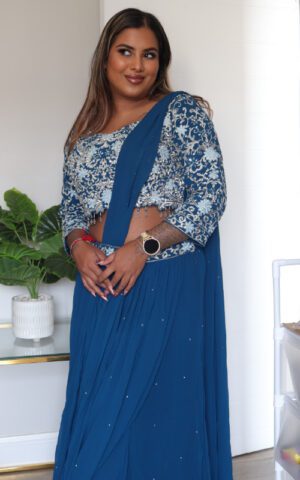 Exclusive Mist Ready To Wear Saree Set