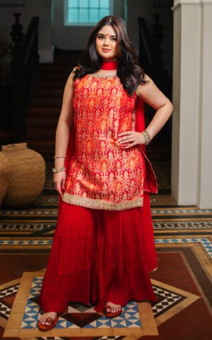 Scarlet Royale Sharara Set