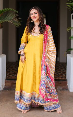 Sunshine Glow Anarkali