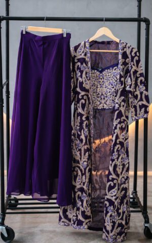 Royal Indigo Embroidered Set