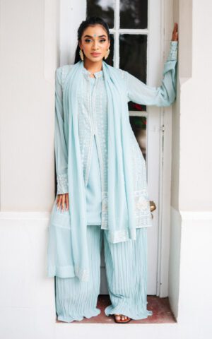 Aqua Pearl Suit Set