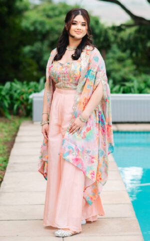 Pastel Carnival Palazzo Set