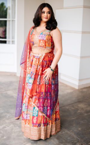 Patchwork Radiance Lehenga