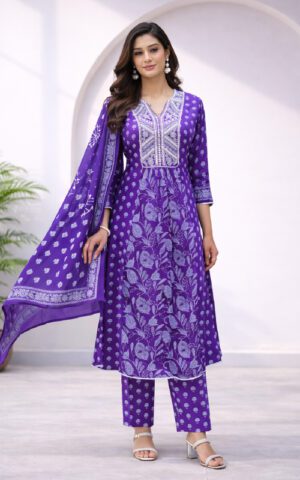 PURPLE ETHNIC SET
