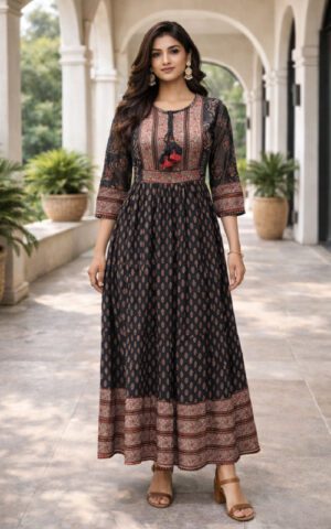 Aarya Noir Ethnic Dress